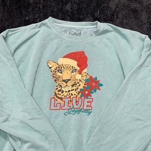 Cheetah Christmas sweater | 3XL